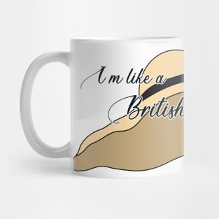 British Lady in a garden Mug